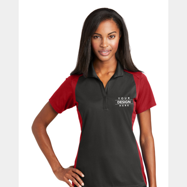 Ladies Colorblock Micropique Sport Wick ® Polo Thumbnail