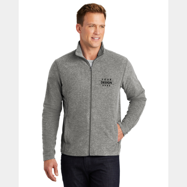 Heather Microfleece Full Zip Jacket Thumbnail