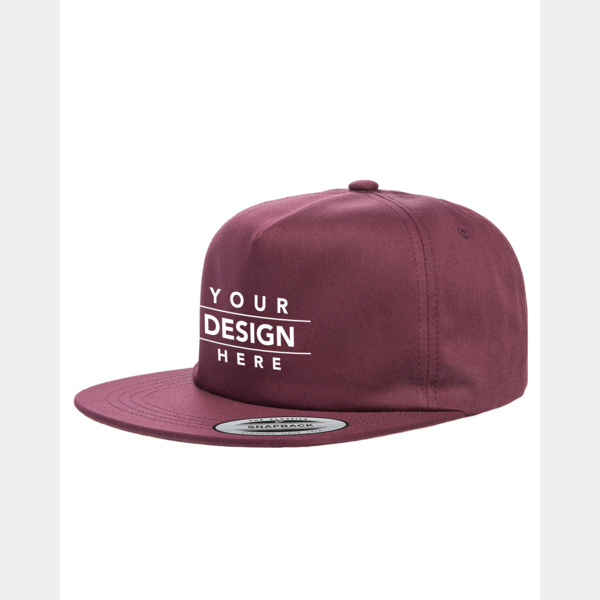 Adult Unstructured 5-Panel Snapback Cap Thumbnail