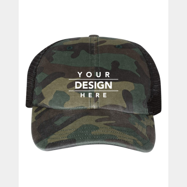 Washed Printed Trucker Cap Thumbnail