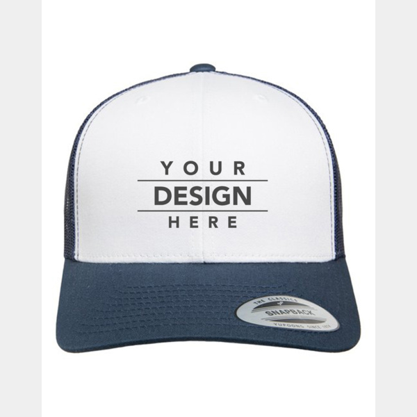 YP Classics® Adult Adjustable White-Front Panel Trucker Cap Thumbnail
