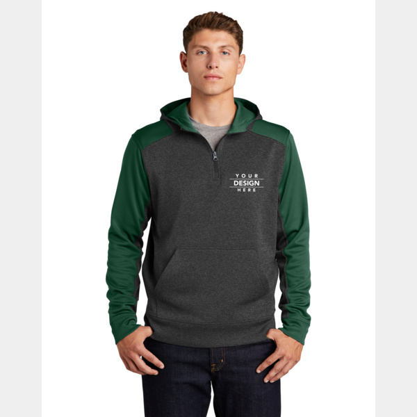 Tech Fleece Colorblock 1/4 Zip Hooded Sweatshirt Thumbnail